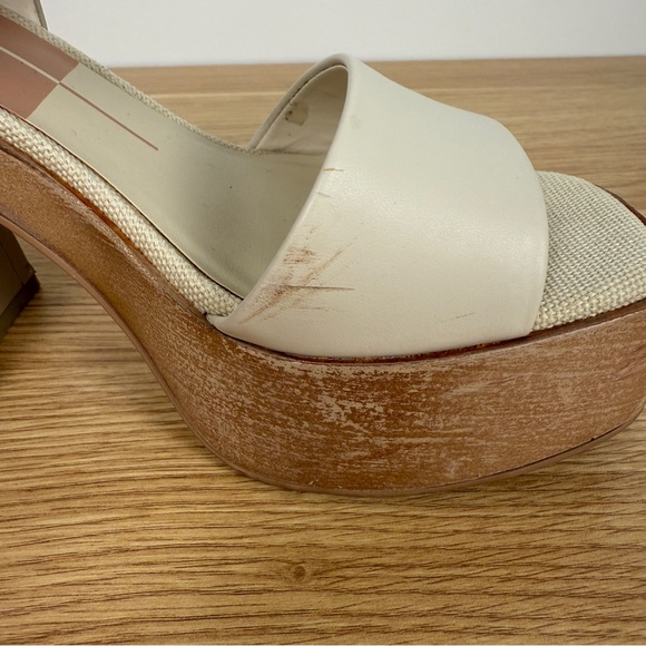 Dolce Vita Wallis Platform Heels Bone Women’s 6 - Picture 9 of 11
